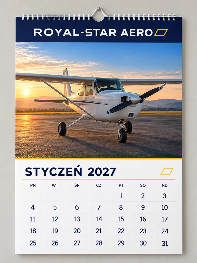 Kalendarz ścienny na 2027