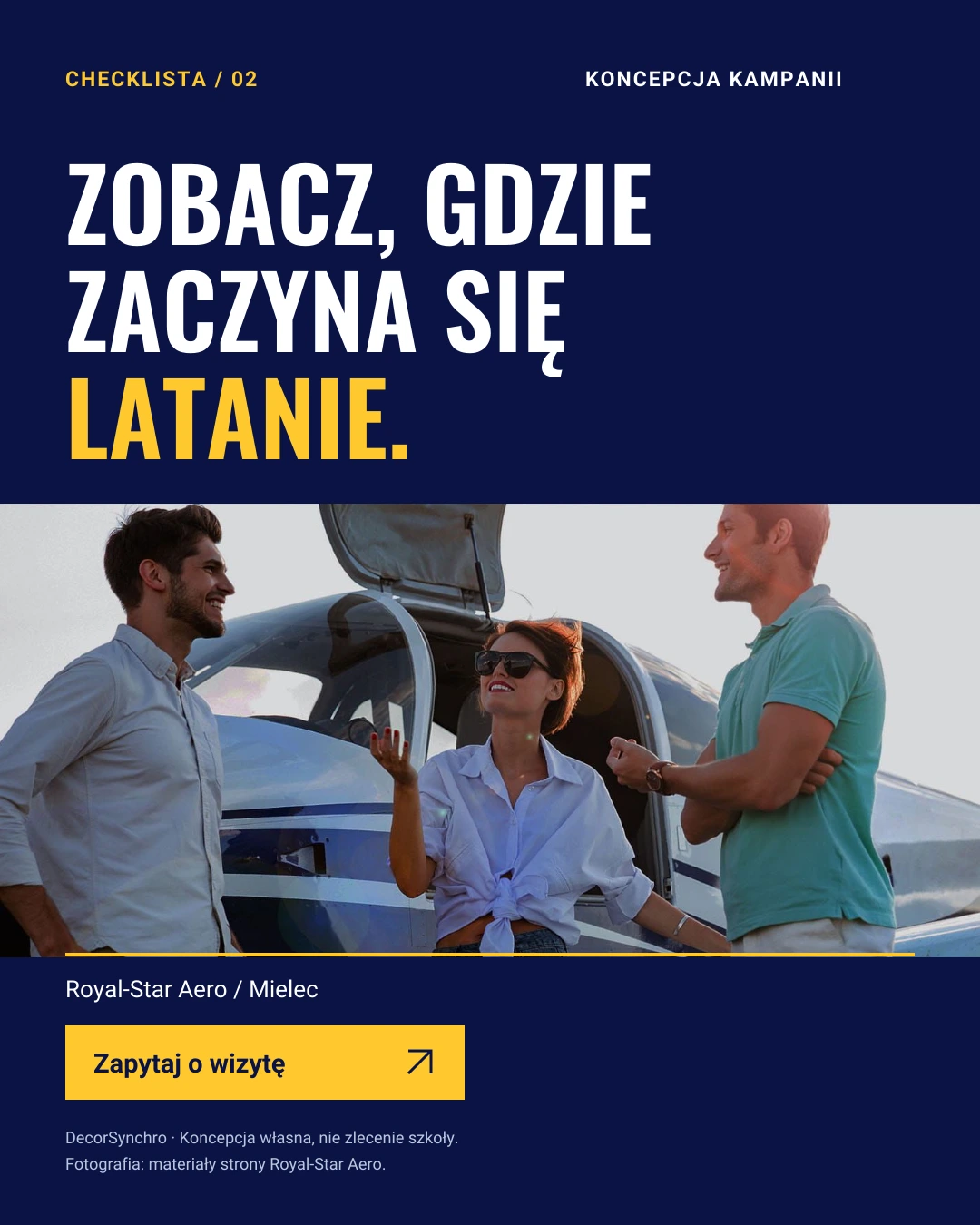 Reklama w social mediach z hasłem kampanii