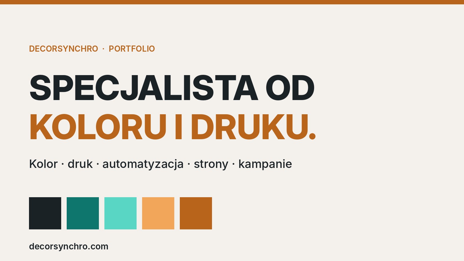 Baner DecorSynchro